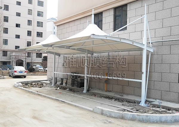 膜結構車棚-遼寧蓋州市國際新城B區